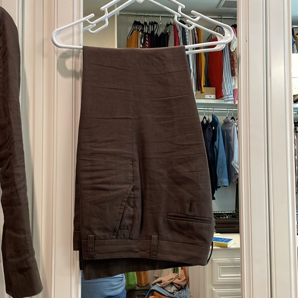 Two piece J. Crew Linen Suit (Pants & Jacket) - Picture 2 of 6